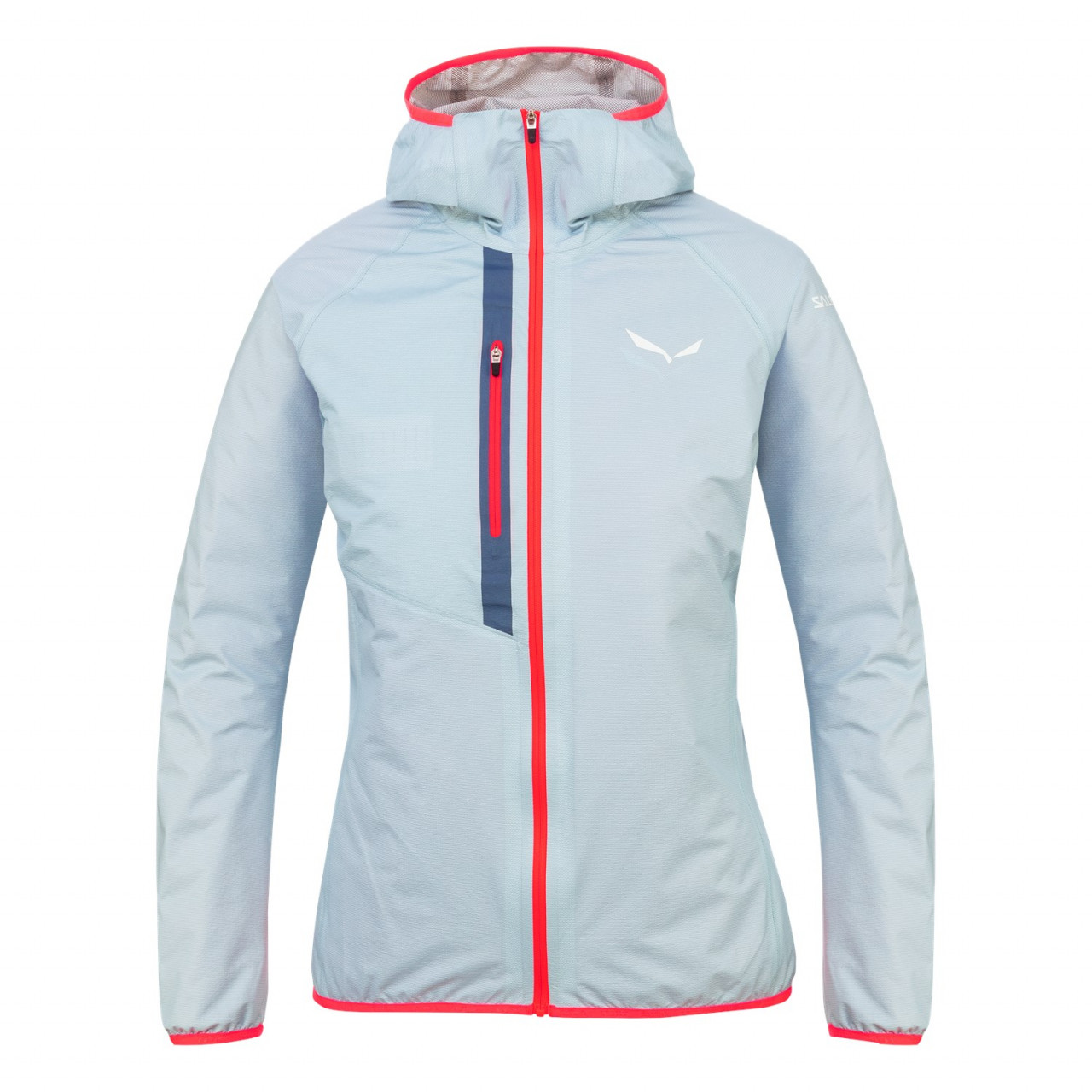 Salewa Women's Puez Light Powertex Hardshell Jackets Grey/Blue FJD-563017